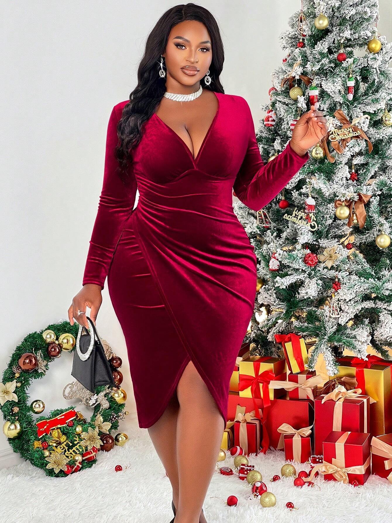 Modern Fashion Solid Color Dress for Women