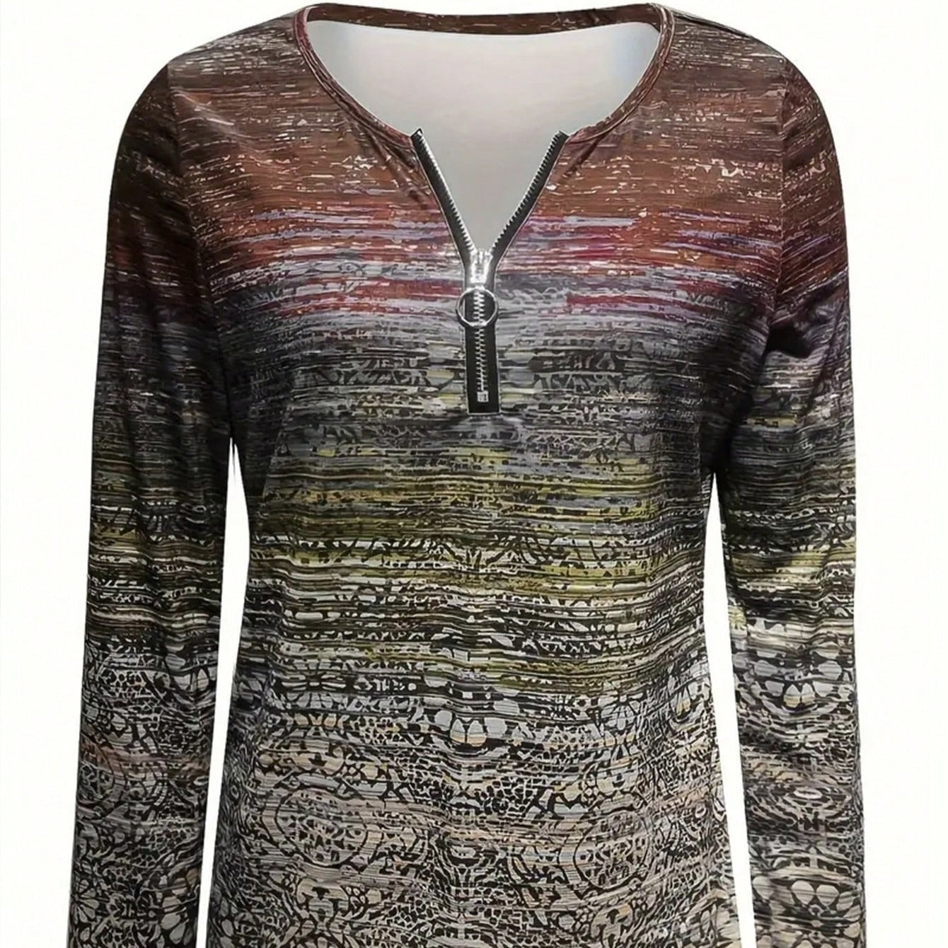 Women’s Casual Fit Top – Long Sleeveless Lightweight Polyester Shirt